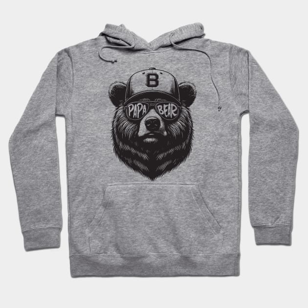 Papa Bear Hoodie by susanne.haewss@googlemail.com